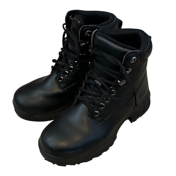 ACE Work Boots Black Leather Boots Women’s Size 7.5 - Picture 1 of 5